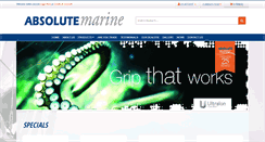 Desktop Screenshot of absolutemarine.co.nz
